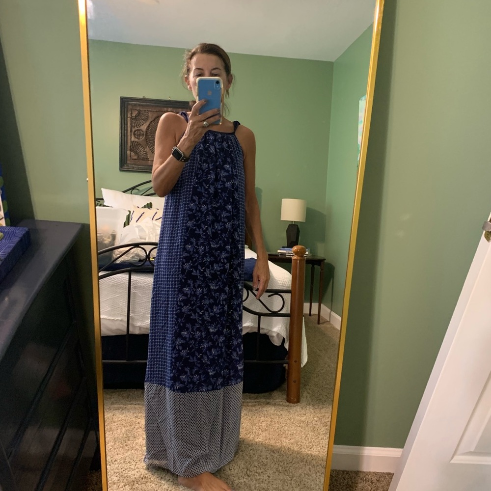 Joie Mixed Print Maxi Dress